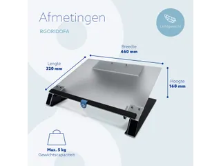 R-Go Tools Read2Write Documenthouder R-Go ergonomisch Mat acryl - 7