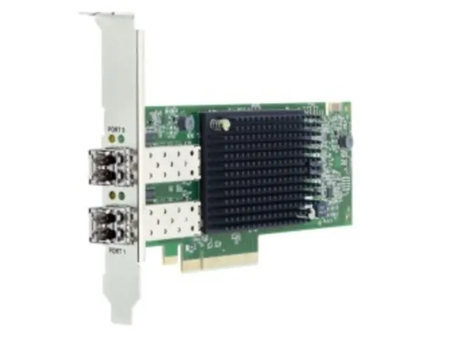 Emulex LPe36002 Dual Port FC64 Fibre Channel HBA PCIe Low Profile Cust