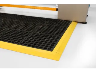 Werkplek-Vloerbedekking,Modulesysteem,Geel - 1