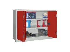 Ruime Vouwdeurkast 1000x1200x500mm 2legborden Ral7035 Front Ral3000