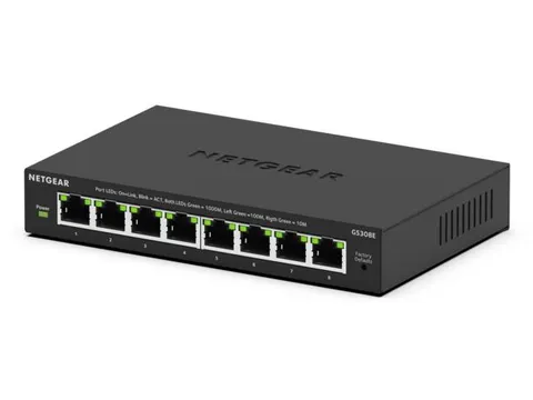 NETGEAR GS308E Smart Switch Managed L2/L3 Gigabit Ethernet