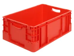 Stapelkrat Pp Hxlxb 220X600X400Mm 40L Rood