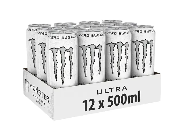 Energiedrank Monster ultra suikervrij blik 500ml