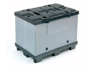 Vouwbare Palletbox Pp/pe Hxlxb 900X1200X800Mm 620L 9Poten - 1