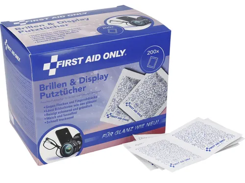 Brillendoekjes First Aid Only pak à 200 stuks