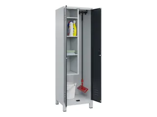 schoonmaakkast,HxBxD 1950x600x500mm,links 4vakken - 3