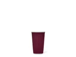 Beker porselein Les Artistes Paris 450ml met siliconen grip Rood