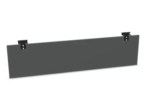 paneel voor knieën,v. in hgte. verst. bureau,B 1400mm,MS-donkergrijs