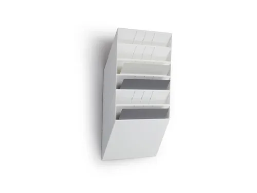 Muurfolderhouder Flexiboxx 6 A4 Landscape Wit