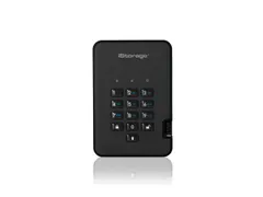 iStorage diskAshur2 256-bit 3TB USB 3.1 Harde Schijf Zwart