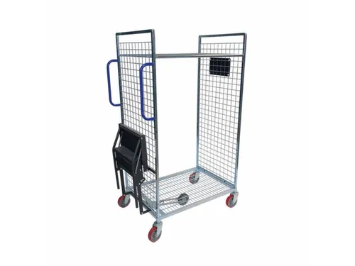 Verzamelwagen,Draagverm. 100Kg,2Etage(S),Draadgaasbodem,Verz.