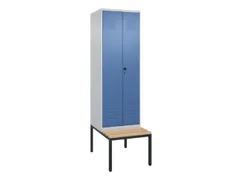 locker voor scheiding van kleding,HxBxD 2120x600x815mm,2vak