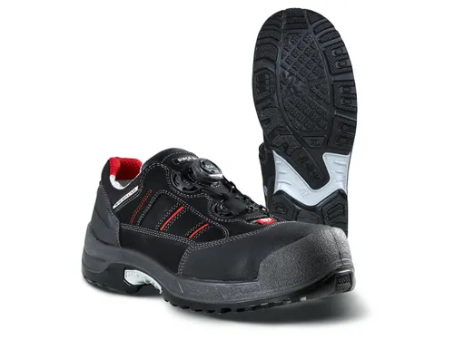 Jalas 1738 Zenit Easyroll S3 schoenen, SRC, ESD, zwart/rood, maat 43,