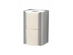 Toiletpapier Houder Duo Aluminium 2 rollen