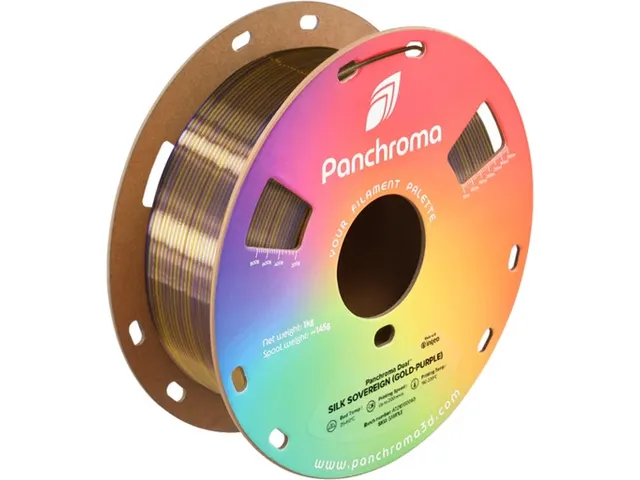 PLA Dual Silk 1,75mm goud-paars 1kg Panchroma 3D Filament