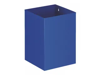 Metalen Vierkante Papierbak 21 Liter Blauw - 1