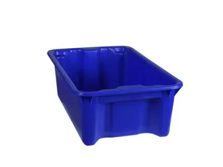 Draaistapelbak Pp Hxlxb 202X590X380Mm 34L Blauw - 1