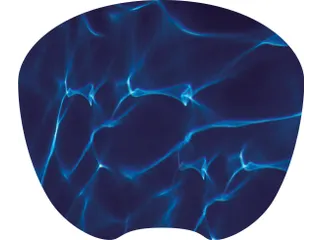 Muismat Ultra Dun Antislip Zwembad Blauw - 1
