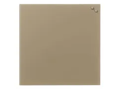 Glasmagneetbord Naga 45x45cm beige