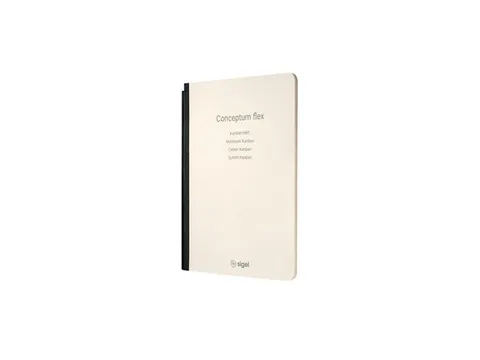 Notitieschrift Conceptum Flex A5, chamois 80gr, kanban 4 talig, 92blz,