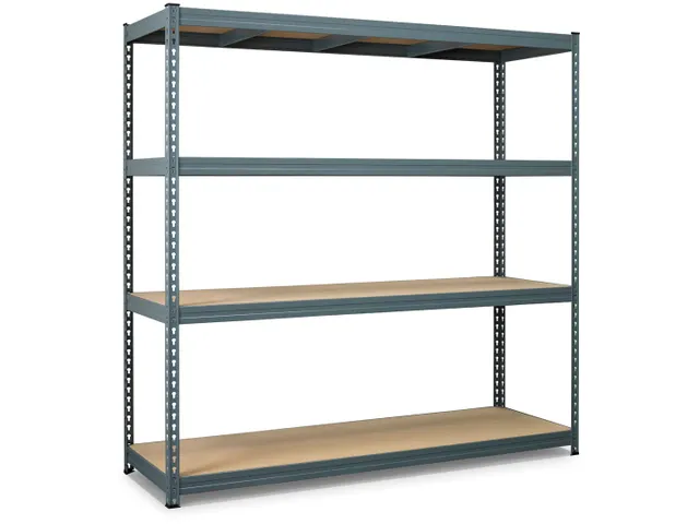 Rek Robus 400 180x180x60cm Grijs Metaal