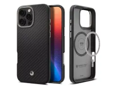 Spigen Enzo Aramid iPhone 16 Pro Max hoesje zwart