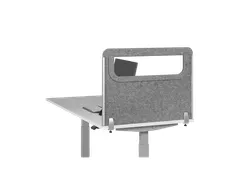 Akoestische Scheidingswand Bureau 60x80cm LichtGrijs Open