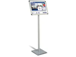 Infodisplay 1200mm Din A 3 Liggend Aluminium-Frame Zilver-Geanodiseer