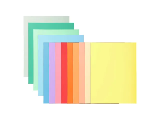 100 Dossiermappen Super 250 24x32cm Assorti