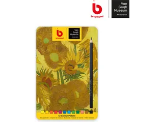 Kleurpotloden Bruynzeel Van Gogh Museum assorti blik à 12 stuks - 1