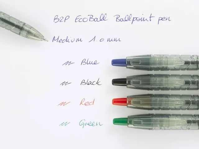Balpen Pilot B2P Ecoball Begreen 1.0mm Medium Zwart 10 stuks+navulling