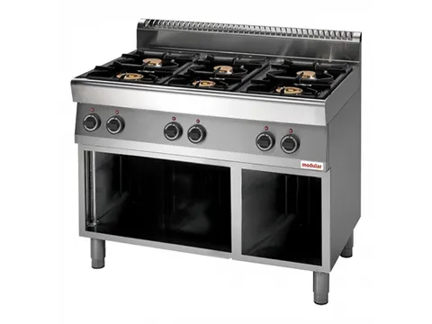 Gaskooktoestel, 6 branders 70/110PCG