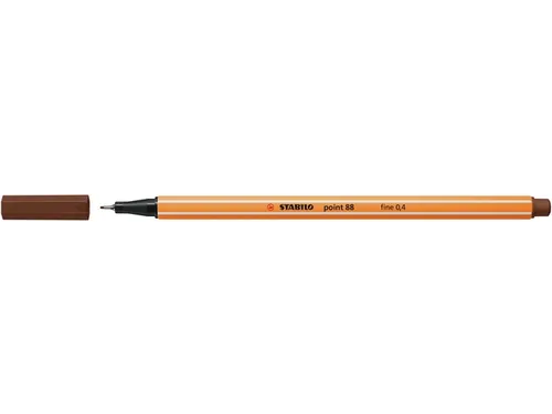 Fineliner STABILO point 88/45 bruin 0.4mm