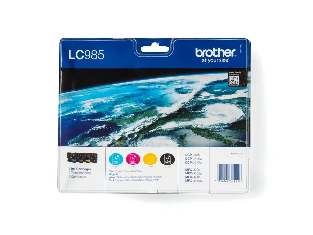 Brother LC-985 Valuepack Inktcartridge Zwart & Kleur Set