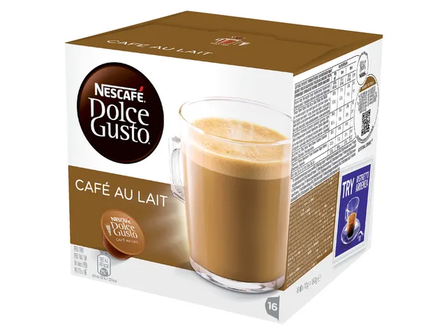 Koffiecups Dolce Gusto cafe au lait 16 stuks