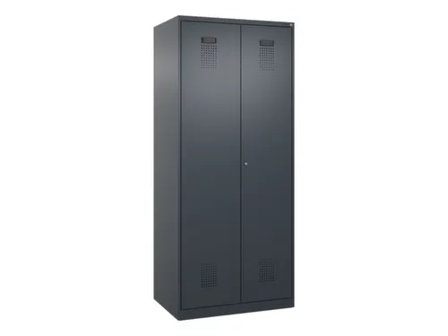 locker voor scheiding van kleding,HxBxD 1850x800x500mm,2vak