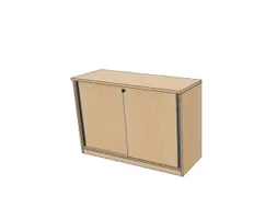 schuifdeurkast,HxBxD 825x1200x445mm,NE-esdoorn