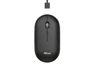 Muis Trust Puck Draadloos Oplaadbaar zwart - 2
