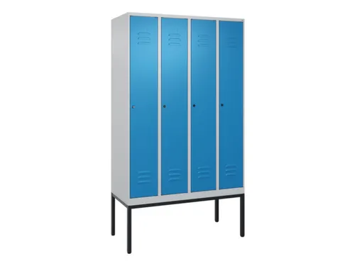 locker voor scheiding van kleding,HxBxD 2120x1200x500mm,4vak