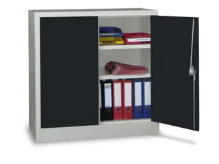 grootvolumekast met openslaande deuren,RAL7035,front RAL7016 - 2