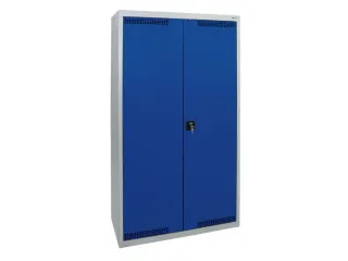 Garderobekast 1800x1000x500mm 1vak Staal Romp Ral7035 Front Ral5010 - 2