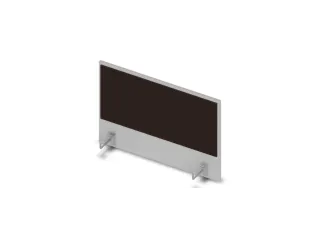 opzetpaneel bureau aanbouw zijkant MP-lichtgrijs BN2036-bruin 800mm - 1