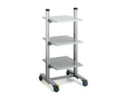 ESD bijzetwagen draagverm. 150kg 3etage(s) laadvl. LxB 650x530mm houte