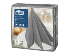 Tork 478728 Premium Linstyle Dinnerservet Grijs 600 Stuks