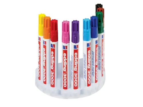 Viltstift edding 3000 rond assorti 1.5-3mm doos à 10st