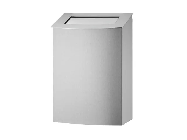 Afvalbak 20 liter gesloten RVS AFP