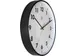 wandklok NXT STIL UURWERK 40cm kunststof wit zwarte cijfers