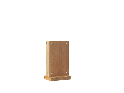 Europel Kaarthouder T-standaard A6 Staand Acryl/Hout/Magneet