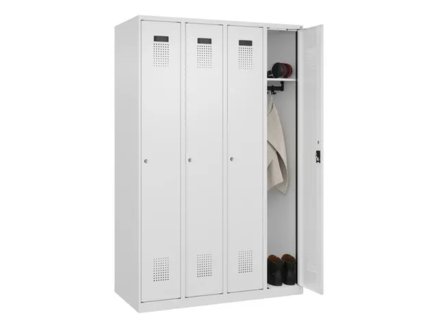 locker,HxBxD 1850x1200x500mm,4vak,vak B 300mm,cil.-slot
