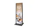 Totem Paneel+ Dubbelzijdige Display 42x120cm Zwart frame